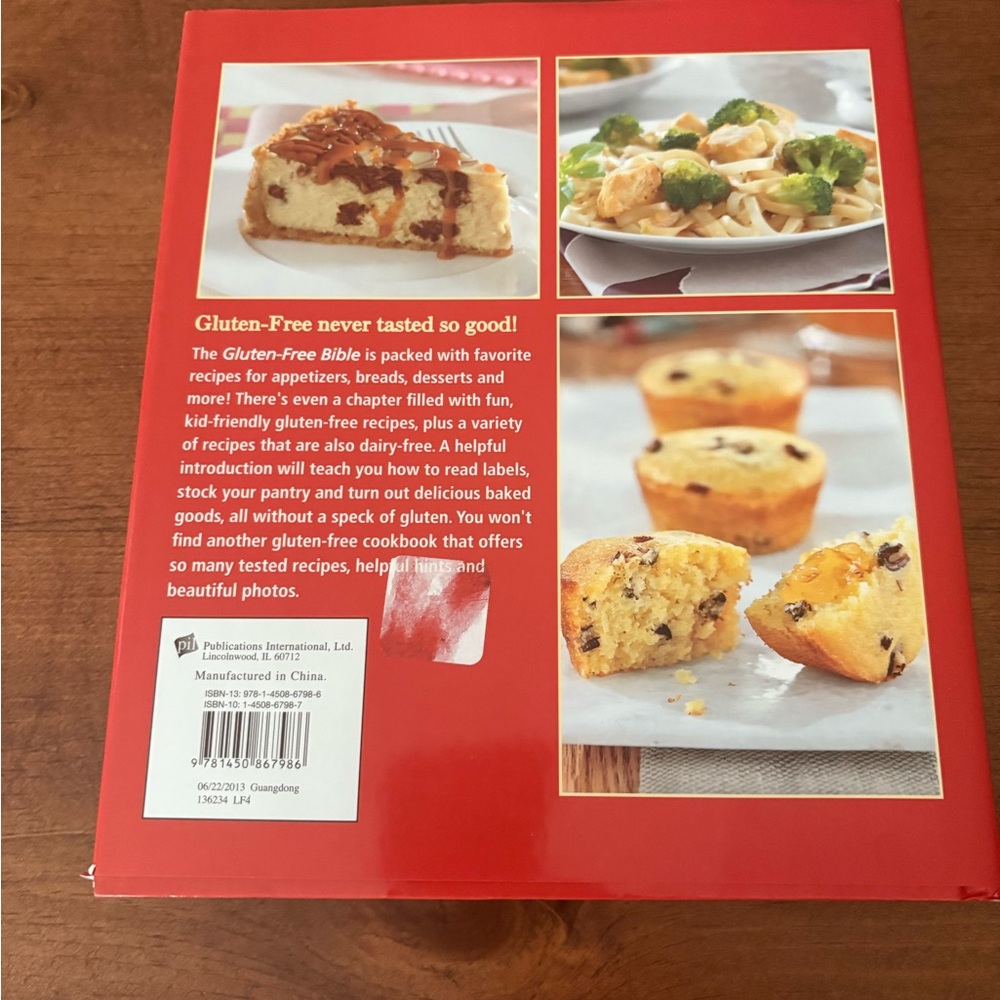 📕Books 6 for $20📕 Gluten-Free Bible Cookbook - Picture 2 of 2
